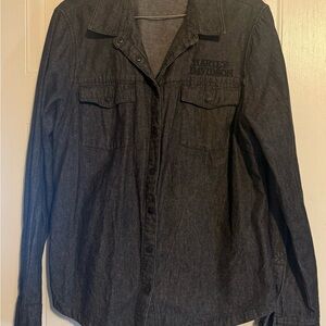 Harley-Davidson Charcoal Button Down Shirt